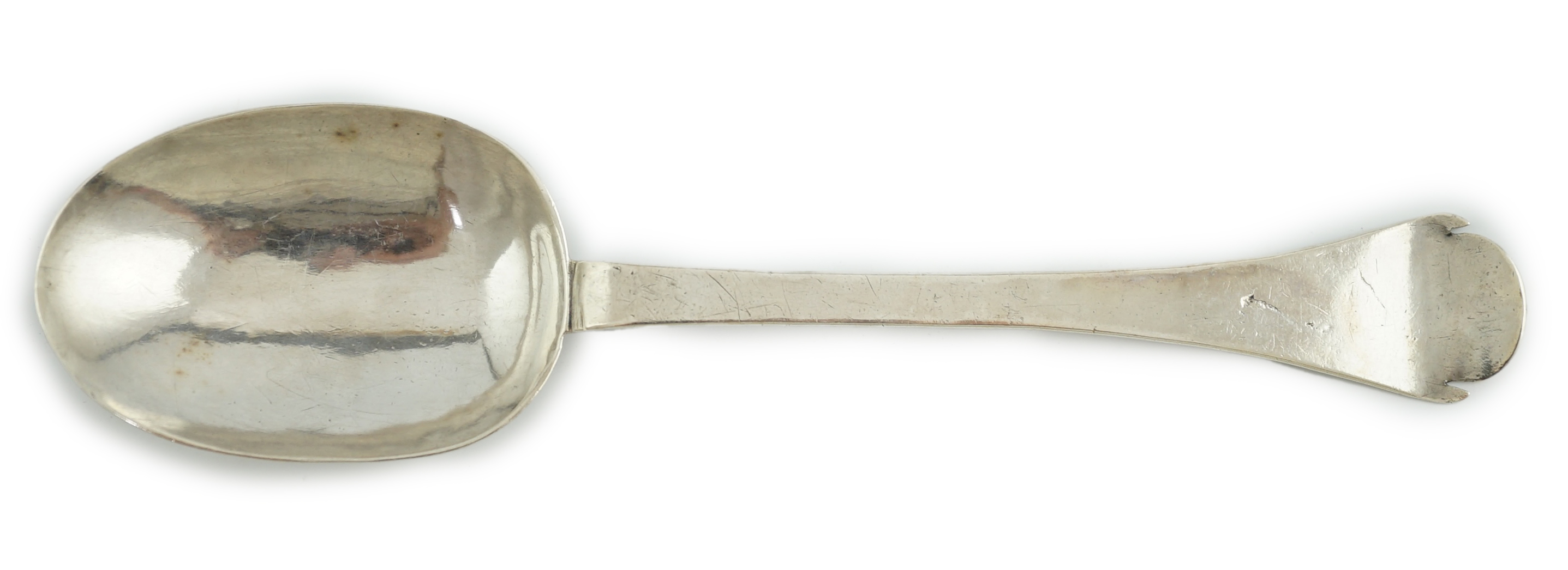 A Charles II silver trefid spoon, maker's mark GV